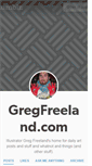 Mobile Screenshot of gregfreeland.com